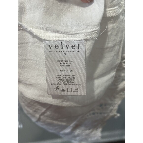 Velvet by Graham & Spencer Dress Women’s Small Carol Eyelet Embroidered Voille - Picture 6 of 9